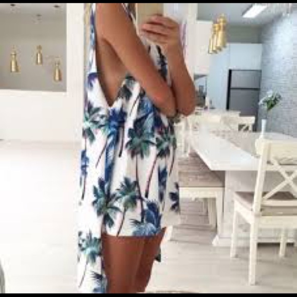 Panama palm dress saboskirt
